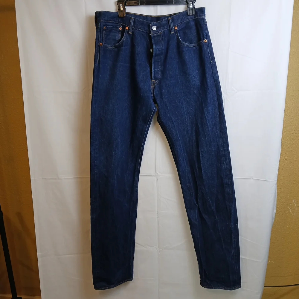 Levi's Dark Blue Straight‎ Jeans